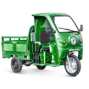 Грузовой электротрицикл Rutrike Гермес Pro 1500 72V2200W Темно-зеленый