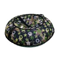 Тюбинг ПОКАТУШКИ D-0,75м зелёные звёзды